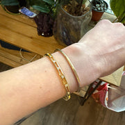 Bangle Bracelet Minimalist Bracelet Dainty Bracelet Solid Bangle Bracelet Vintage Bracelet Gift for Her Gold Bracelet Gold Bangle Bracelet